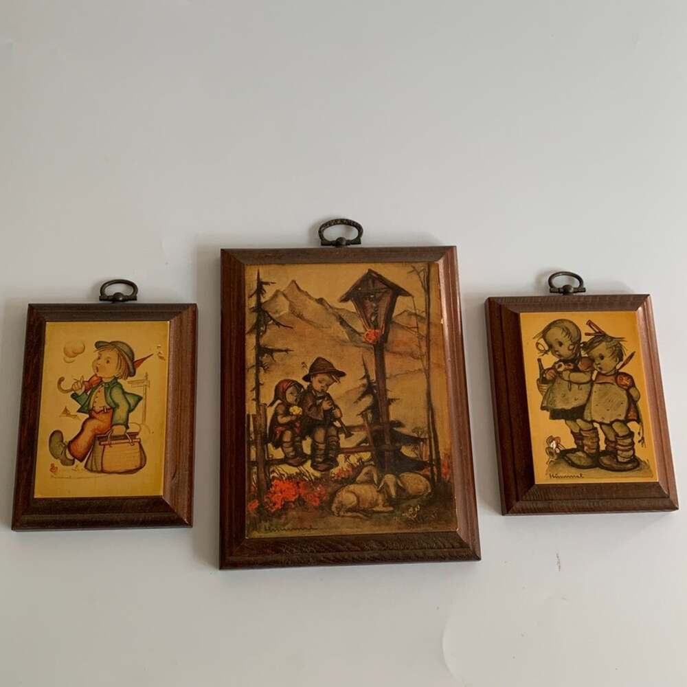 3 Hummel Wood Plaques - Picture 4 of 11